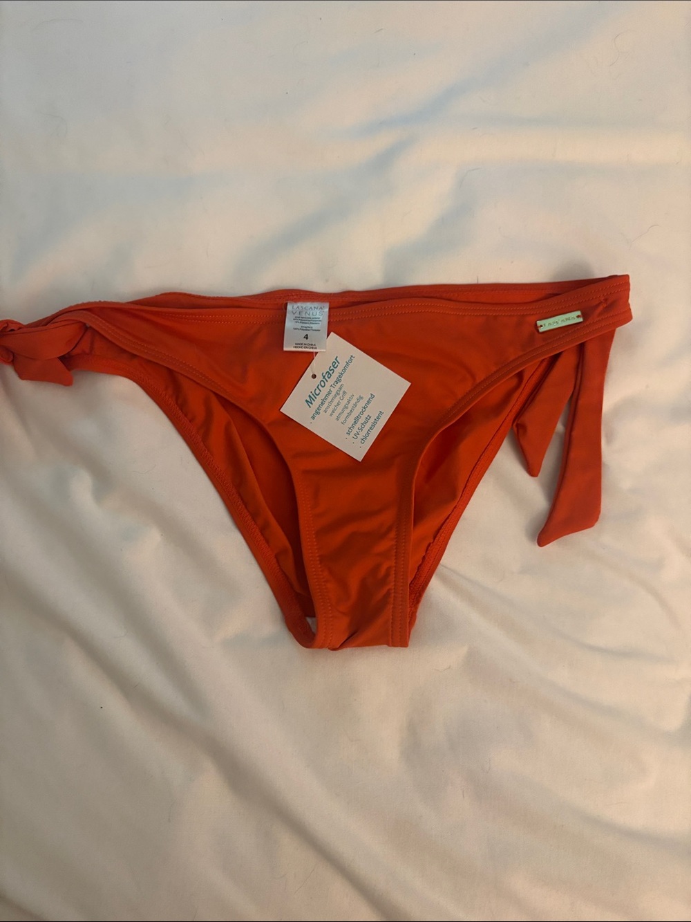 VENUS Orange Side Tie Bikini Bottoms